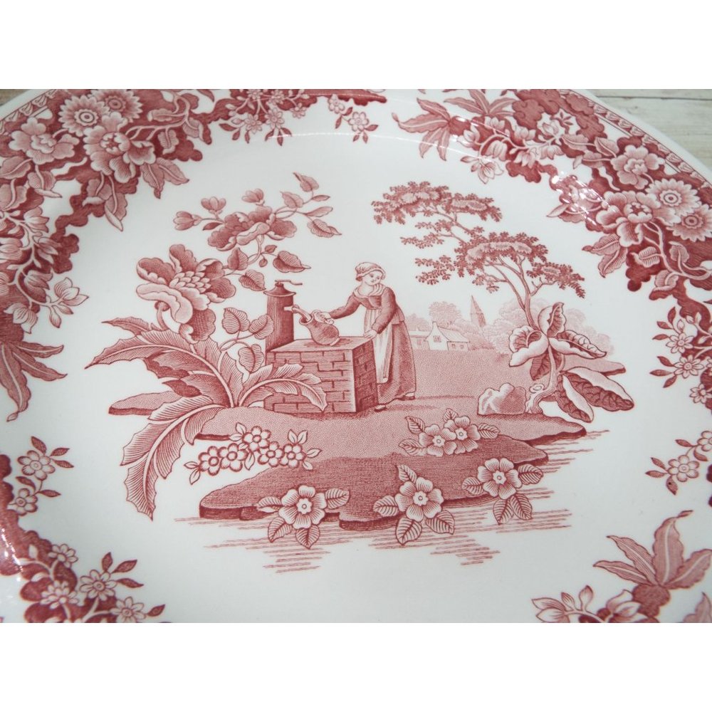 Spode England Archive Collection Girl at Well 10.5" Transferware Plate - Picture 5 of 9